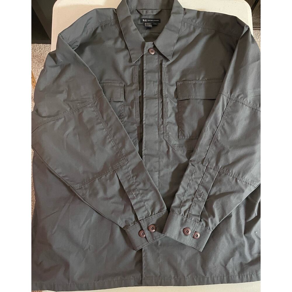5.11 Tactical Long Sleeve Shirt Men's 2XL Gray Tactical Top Training Combat